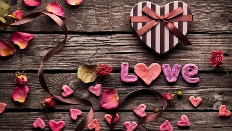 Download Wallpaper heart gift love valentine's day valentine