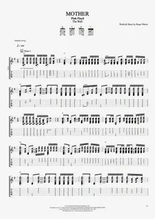 Mother - Pink Floyd tablature Learn guitar, Guitar chords fo