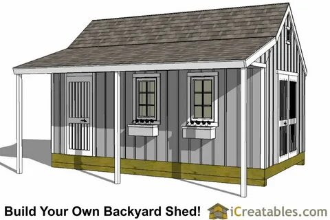 12x20 Cape Cod Shed With Porch Plans icreatables