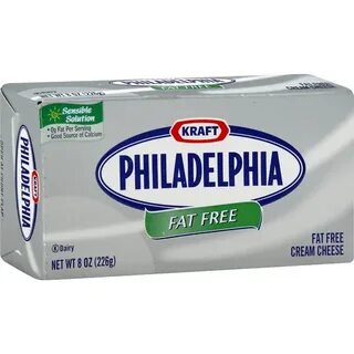Kraft Philadelphia Fat Free Cream Cheese Cream Cheese Brown'