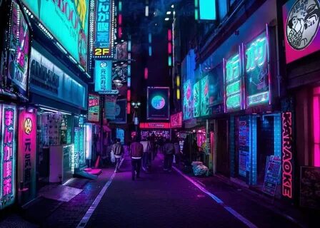Pin by Bangbbbbbang ! on Light Cyberpunk city, Neon aestheti
