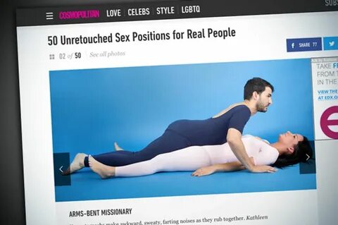 Cosmo's craziest sex tips yet: 50 takes on the missionary position.