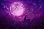 Картинка Фэнтези Небо луной Ночные 3000x2000