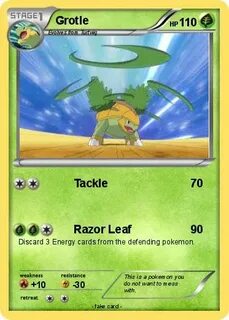 Pokémon Grotle 138 138 - Tackle - My Pokemon Card