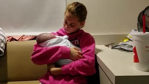 Emotional Big Sister Holds Baby Brother For The First Time C