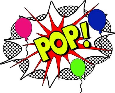 We Make Your Events Pop - Popart Balloon Transparent - (2124