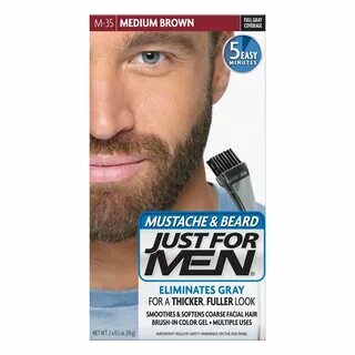 Just For Men Mustache and Beard Men's Hair Color Products Be