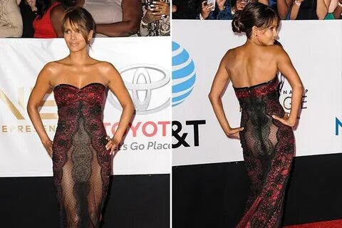 Buy halle berry see through dress - OFF 72