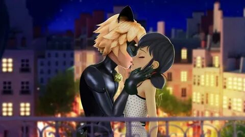 Ladybug And Cat Noir Kissing Wallpapers - Wallpaper Cave