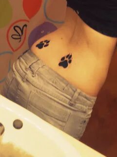 Meaning of paw tattoo on boobs