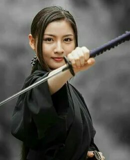 Japanese girl ninja needles