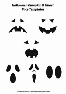 Image result for ghost face template printable Halloween ste