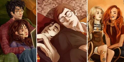 20 Wild Fan Redesigns Of Unexpected Harry Potter Couples