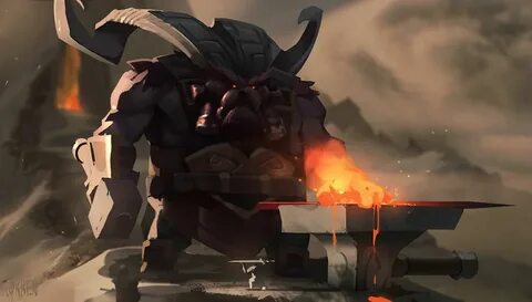 ArtStation - Ornn Splash Studies, Joshua Brian Smith League 