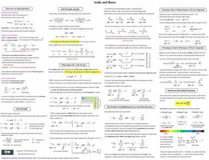 Acids and Bases Study Guide Organic chemistry study, Organic