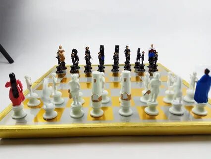 Magnetic Chess Set Cartoon Characters Chess Game Medieval Ch