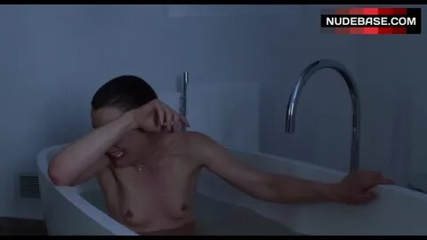 Olivia Williams Topless Crying in Bath - Maps To The Stars (