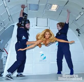 Kate upton in zero gravity.