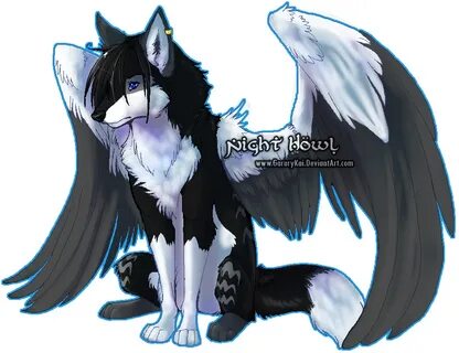 Wolf Pups Anime With Wings - Фото база