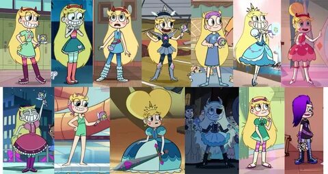 All of Star Butterfly's outfits as of season 2, episode 3 St