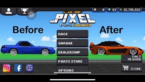 PIXEL CAR RACER RX-7 BUILD - YouTube