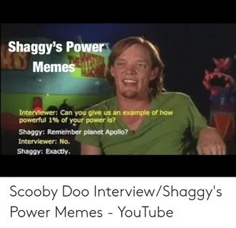 Shaggy's Power HEM Memes Interviewer Can You Give Us an Exam