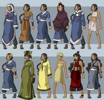 Katara's outfits Avatar costumes, Katara, Avatar characters