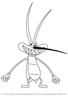 Learn How to Draw Joey from Oggy and the Cockroaches (Oggy a