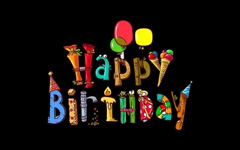 Happy Birthday Typography Art Wallpapers Funky Fonts С днем 