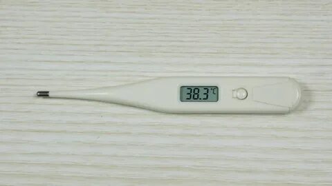 rising body temeperature on thermometer fever: стоковое виде