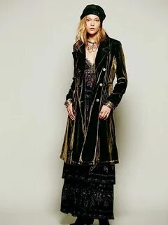 Free People Velvet Duster Boho chic fashion, Fashion, Bohemi