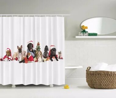 The top 30 Ideas About Christmas Bathroom Curtains - Home DI