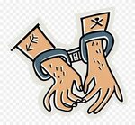 More In Same Style Group - Hands In Cuffs Clipart (#4855762)