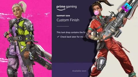 New Apex Legends Rampart Skin Available with Prime Gaming