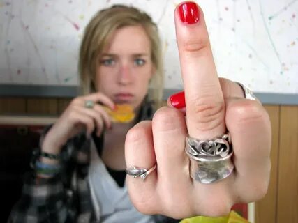 Middle Finger " MyConfinedSpace