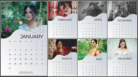 2022 Wall Calender PSD Free Download Nitesh GFX - YouTube