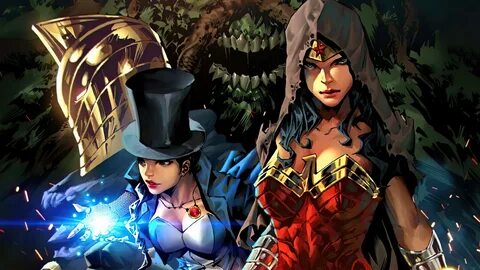 Wonder Woman Zatanna Dr. Fate JL Dark HD 4K Wallpaper #8.57