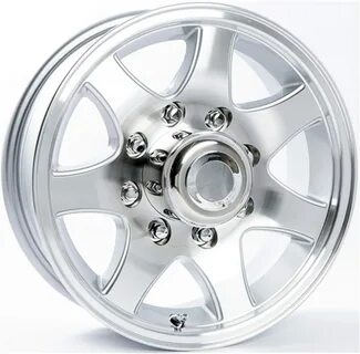 16 Inch Trailer Stock Utility 6 Lug 7 Spoke Aluminum Wheel R