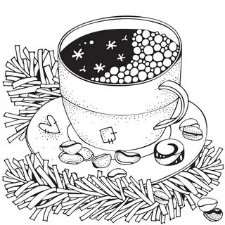 Hot Cocoa Coloring Pages - Coloring Home