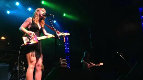 Samantha Fish - Oil can guitar @ Bikes, Blues, BBQ Fayettevi