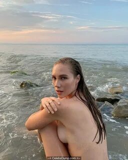 Vasilisa Tutneva see through and naked in nature photoshoot 