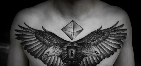 Chest Geometric Tattoo Images - The Style Inspiration