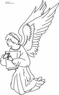 Kneeling Praying Angel Drawing