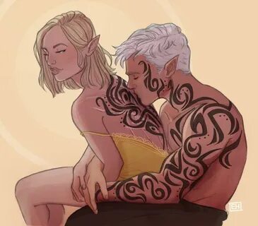 Rowan & Aelin Trono de vidro, Fanart, Personagens de livros