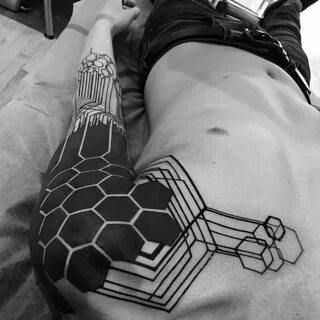 Pin by jimmy on tat Honeycomb tattoo, Sleeve tattoos, Geomet