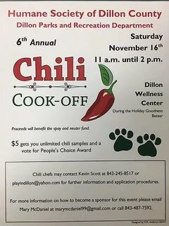 Chili Cookoff 2019. 