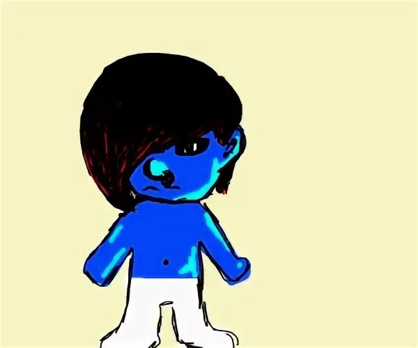 Emo Smurf - Drawception