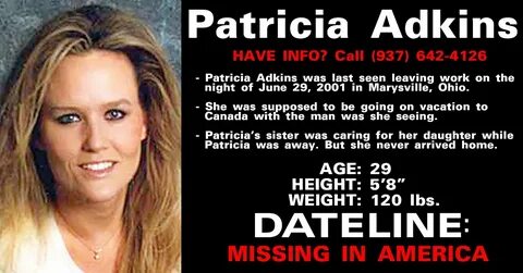 Dateline NBC в Твиттере: "Patricia "Patti" Adkins was last s