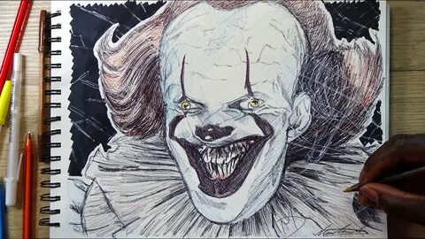 View 15 Outline Realistic Pennywise Drawing - bewamanga