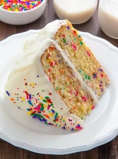 Brown Butter Funfetti Cake - Baker by Nature Recipe Funfetti